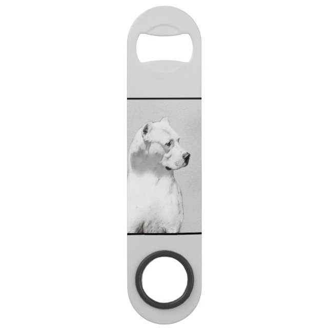 Tableau Dogo Argentino - Art Chien original (Dos)