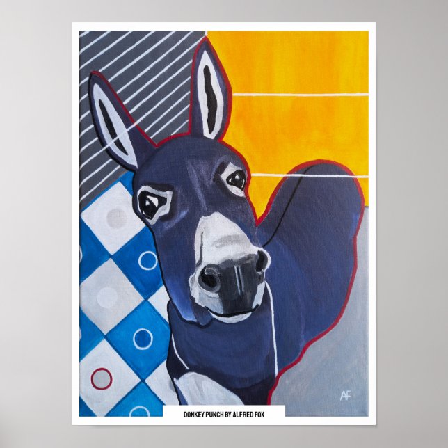 Tableau Donkey Punch par Alfred Fox (Devant)