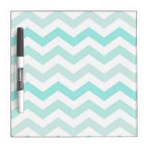 Carte d'effacement sec Chevron Ombré Green Mint