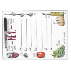 Dîner Gourmet Hebdomadaire Menu Sticky Notepad