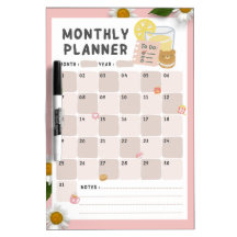 Plannings mensuels