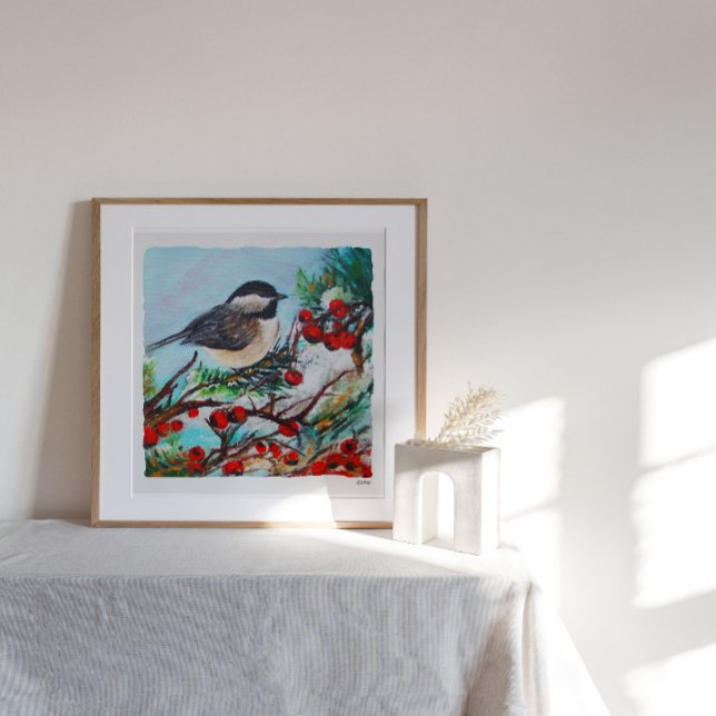 Tableau en chickadee Art Imprimer (Créateur téléchargé)