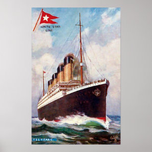 Tableau en ligne Titanic White Star
