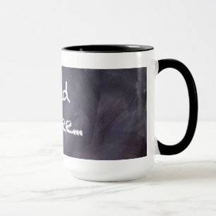 Tableau et craie : Tasse de café du besoin