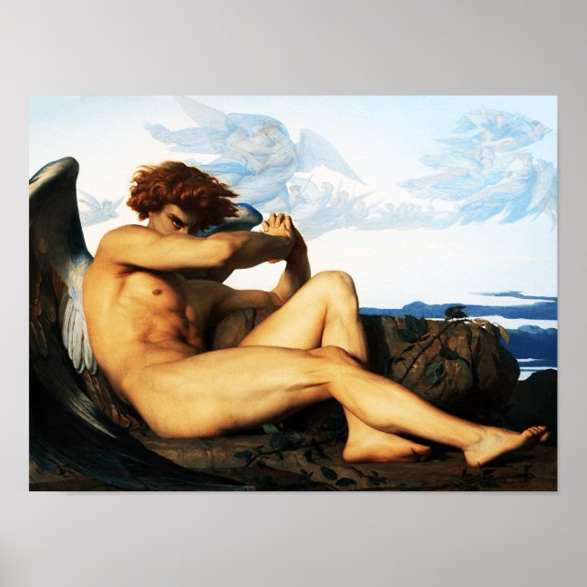 Tableau Fallen Angel par Alexandre Cabanel (Devant)