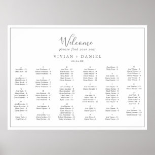 Tableau horizontal minimaliste Argent