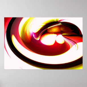 Tableau informatique Cercles Abstraits numériques 