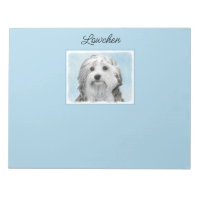 Tableau Lowchen - Bloc-notes original pour chien