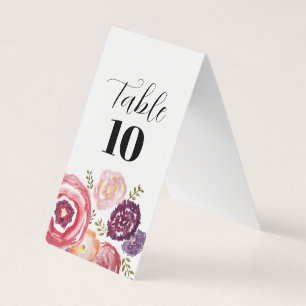Tableau mariage Numéro de table