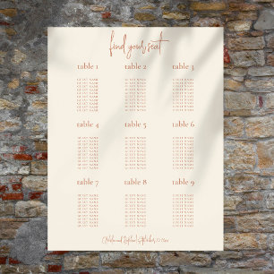 Tableau minimaliste 9 Mariage de crème de table