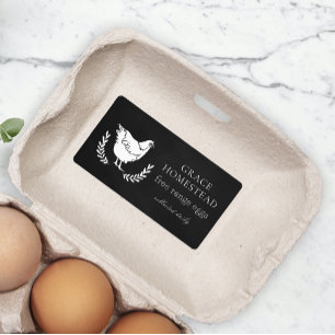 Tableau noir de la ferme de poulet oeuf de poulet