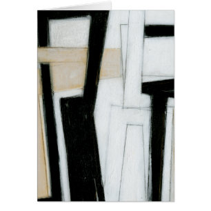 Tableau noir et blanc Abstrait
