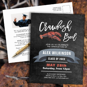 Tableau noir GRAD Photo Crawfish Invitation à ébul