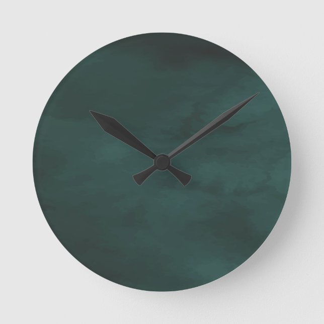 Tableau noir Horloge ronde personnalisée (Recto)