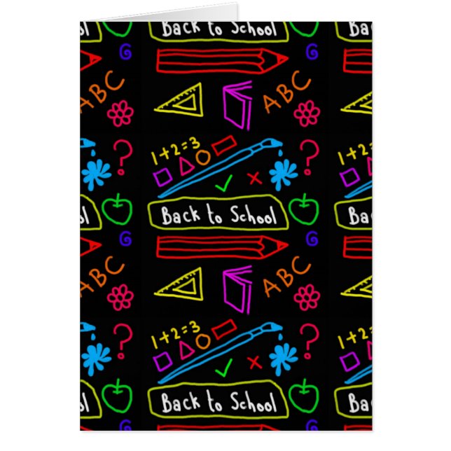 Tableau Noir Retour À L'École (Devant)