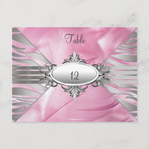 Tableau Numéro Cartes Rose Sweet 16