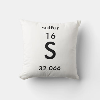 Tableau périodique 16 Coussin de soufre