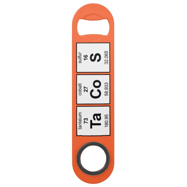 Tableau périodique de tacos (Devant)