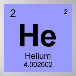 Tableau périodique des éléments (Hélium)