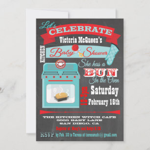 Tableau "petit pain invitations de baby shower