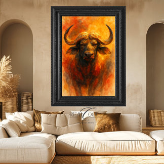Tableau sur toile Cape Buffalo Afrique du Sud