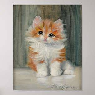 Tableau vintage Kitten