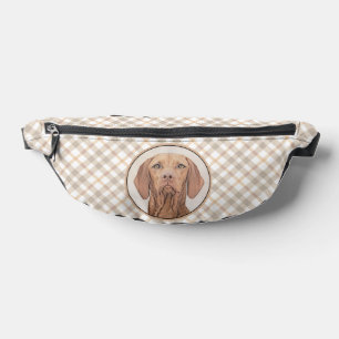 Tableau Vizsla Doré Rouillé Mignon Art Original Ch