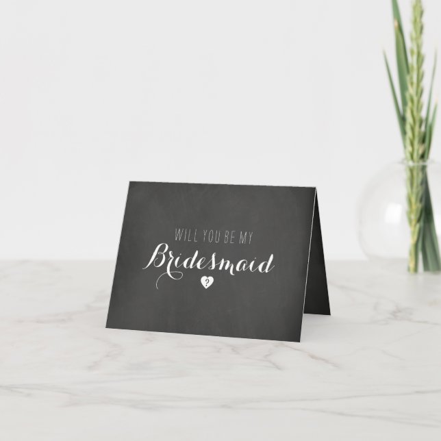 Tableau vous serez ma carte de demoiselle (Devant)