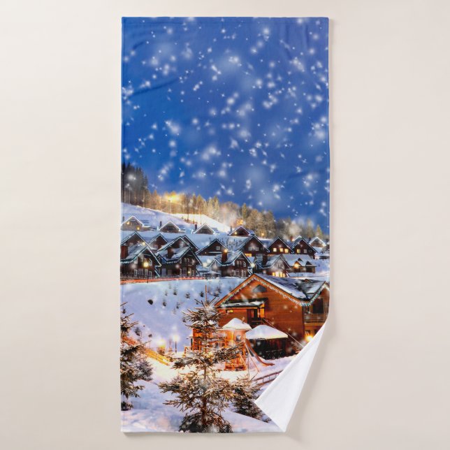 tableaux Abstraits de différentes couleurs en reli (Serviette de bain)
