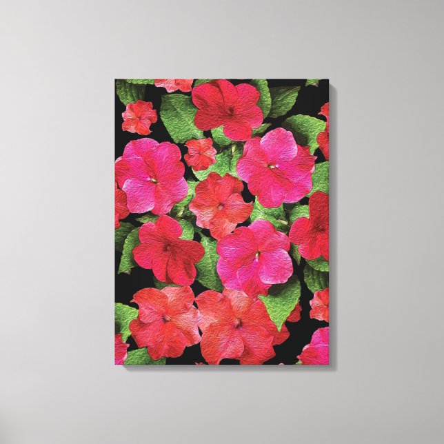 Tableaux en toile Impatiens (Recto)