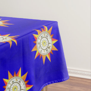 Tablecloth Blue Zodiac