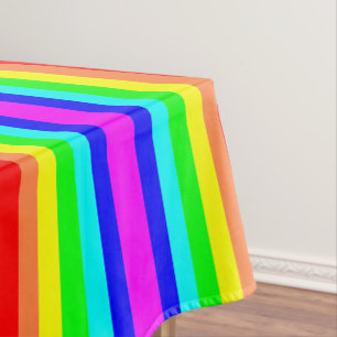Tablecloth Colourful Colours Stripe