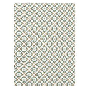 Tablecloth Country Cottage green lattice print