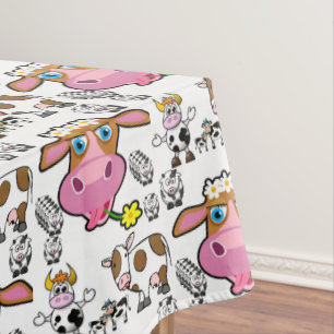 Tablecloth Cows