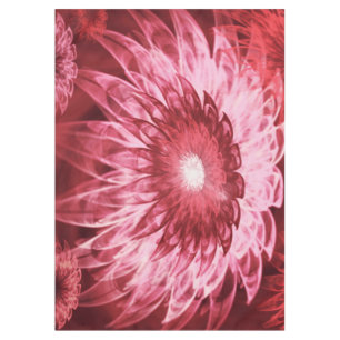 Tablecloth Fantasy Flowers Red