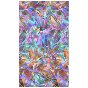 Tablecloth Floral Abstract Stained Glass