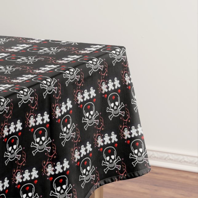 Tablecloth Halloween, Skull (In Situ)