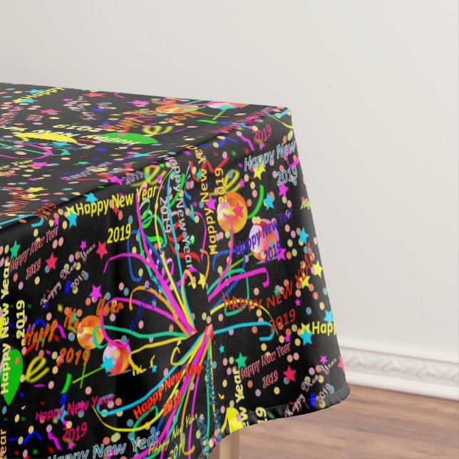 Tablecloth Happy New Year 2019 (In Situ)