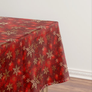 Tablecloth Holiday Snowflakes