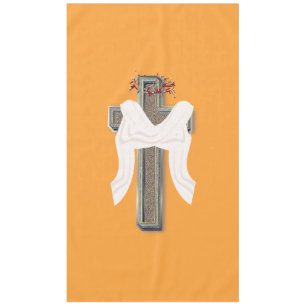 Tablecloth Household Linen Orange Background