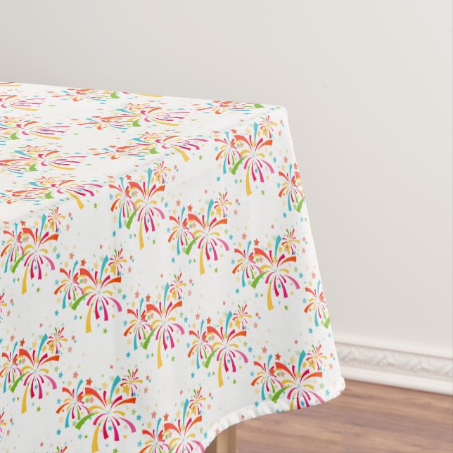 Tablecloth July 4th Fireworks (In Situ)