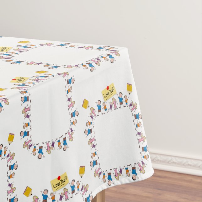 Tablecloth Love Kids (In Situ)