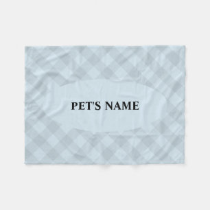 Tablecloth Pattern Personalized Dog Blankets