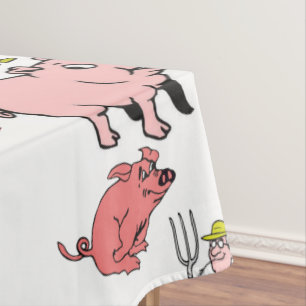 Tablecloth Pigs