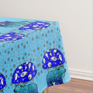 Tablecloth Polar Bear Snowflakes