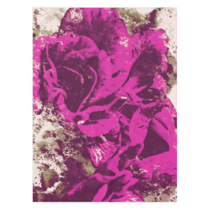 Tablecloth Purple Rose Watercolor