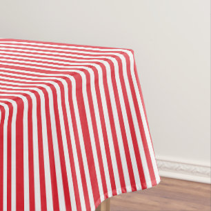 Tablecloth Red & White Stripe