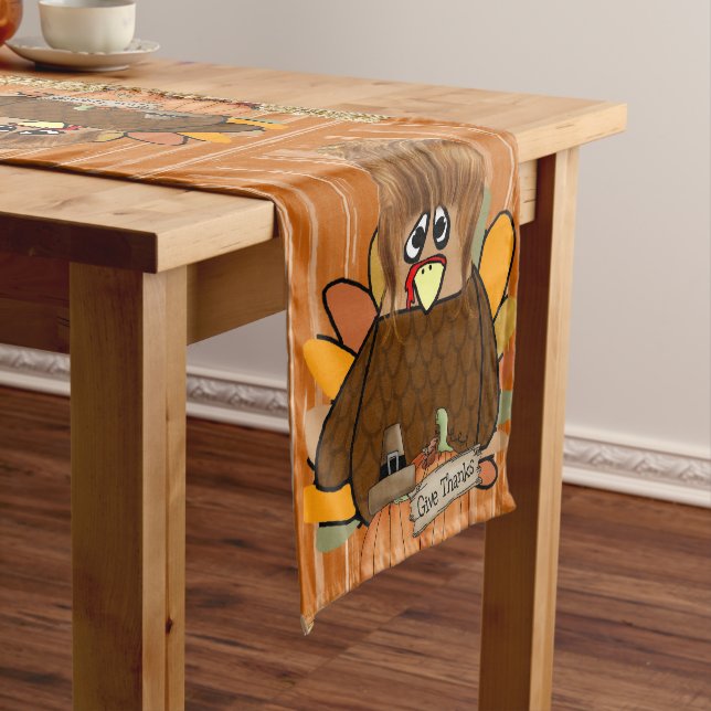 Tablecloth Runner Happy Thanksgiving Day (In Situ)