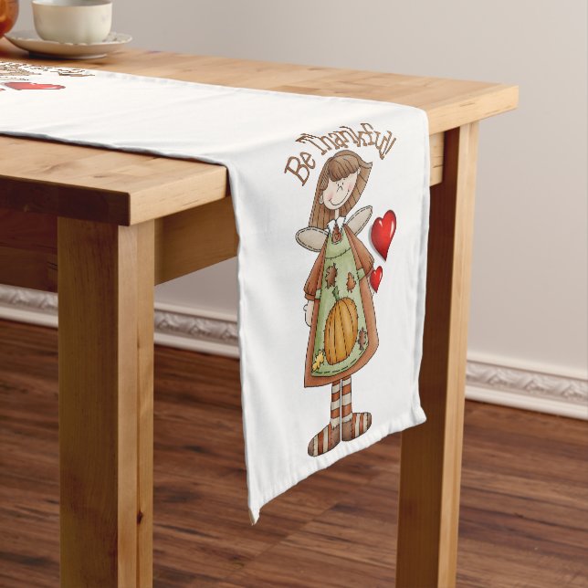 Tablecloth Runner Happy Thanksgiving Day (In Situ)