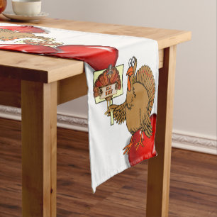 Tablecloth Runner Happy Thanksgiving Day